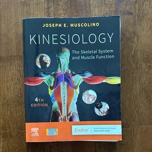 Kinesiology fourth edition by Joseph E. Muscolino pre-owned